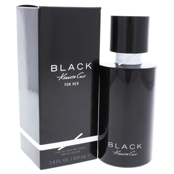 Kenneth Cole Black Eau de Parfum, Perfume for Women, 3.4 Oz