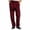(NEW5)Wine, variant on Thousandth Men's Corduroy Pants Classic Silm Fit Pleated Front Trousers with Belt Loops Casual Vintage Business Bottoms for Work