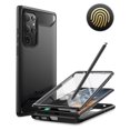 thumbnail image 2 of Clayco Xenon Series Case for Samsung Galaxy S22 Ultra 5G, [Built-in Screen Protector] Full-Body Rugged Cover Compatible with Fingerprint Reader, 6.9 inch 2022 Release (Black), 2 of 9