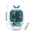 thumbnail image 3 of ICQOVD Desktop Fan Mist Cooling Fan Usb Rechargeable Three Speed Desktop Fan for Summer Outdoor Work Use, 3 of 8