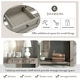 thumbnail image 4 of MODERNLUXE 63" Console Table,Long Sofa Table Entryway Table with 4 Drawers and Bottom Shelf for Entryway, Hallway and Living Room,Gray, 4 of 7