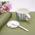 thumbnail image 6 of Unique Bargains Durable Square Washable Woven Place Mats Green 450x300mm, 6 of 6