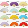 thumbnail image 1 of Abanico de papel de color, abanico plegable en blanco, abanico para pintar para niños, suministros educativos preescolares hechos a mano, pintados de forma sencilla, 1 of 5