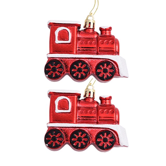 1 Par De Adornos Navideños De Piñas Pintados A Mano, Estrella De Cinco Puntas, Bastones De Caramelo, Adornos Colgantes, Decoración Infantil Para El Árbol De Navidad
