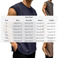 thumbnail image 2 of FRSASU Tank Top for Men Textured Sleeveless Streetwear Shirts Muscle Gym Workout Causal Summer Tank Tops Dark Gray, 2 of 7