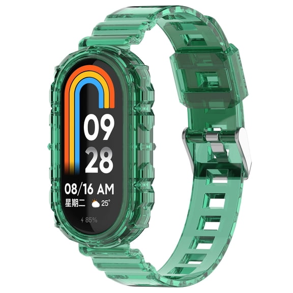Glacier Smart Fitness Bracelet Transparent Strap Precise Tracking Comfortable Long Battery Life