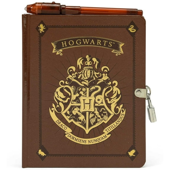 Harry Potter Harry Potter: Hogwarts Lock & Key Diary: Lock & Key Diary with Invisible Ink Pen, (Hardcover)