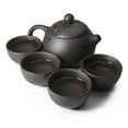 thumbnail image 3 of Clay Teapot with 4 Cups Set，Traditional Chinese Kung Fu Tea Set Teapot and Small Tasting Cups Home Office, 3 of 4