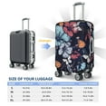 thumbnail image 6 of Daiia Flowers ad Butterflies Luggage Cover, Thickened Washable Travel Luggage Covers, Elastic Unique Baggage Covers for 18-20 inch Luggage-Medium, 6 of 9