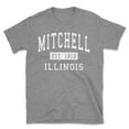 thumbnail image 1 of Mitchell Illinois Classic Established Men's Cotton T-Shirt, 1 of 1