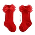 thumbnail image 2 of Hwmodou Baby Bow Socks Toddlers Boys Girls Children Kids Socks Toddler Shoes Socks Princess Socks Floor Socks Fashion Comfy Actice Fit,0M-3Y, 2 of 6