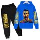 thumbnail image 2 of Conjunto deportivo con capucha y leggings estampados de Ronaldo para primavera y otoño de 2024, conjunto de 2 piezas para niños y niñas, ropa para niñas, ropa para bebés, niños y niñas, 2 of 5