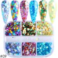 thumbnail image 2 of ASEIDFNSA Nailene Nail Glue Press On Nails Clear Nail Sequins Aluminum Irregular Mirror Glitter Foil Nail Art Decor Nails, 2 of 3