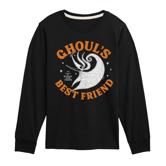 The Nightmare Before Christmas - Ghouls Best Friend - Youth Boys Long Sleeve Graphic T-Shirt