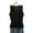 Black, variant on Womens Pajamas Casual Loose Breathable Sleeveless Crew Neck Ribbed Knit Solid Sleep Shirt