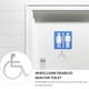 thumbnail image 3 of Letrero de baño para discapacitados en silla de ruedas Letrero de baño para discapacitados en silla de ruedas para exhibición, 3 of 7