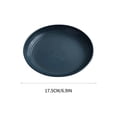 thumbnail image 3 of wycnly Home Essentials Retro Round Plastic Serving Plate 8 Inch Snack Tray for Fruit Cake Dessert Appetizer, 3 of 4