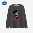 thumbnail image 4 of Sudadera elegante con estampado navideño de Disney Mickey Minnie para mujer, moda de otoño 2024, ropa de calle, jerséis para mujer, 4 of 5