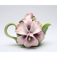 thumbnail image 3 of Ceramic Pink Orchid Teapot 8oz 6.375in  Mom Tea, 3 of 3