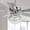 Silver 1, variant on Parrot Uncle 52-Inch Modern Crystal Chandelier Ceiling Fan with Remote Control