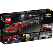 LEGO Speed Champions Chevrolet Corvette C8.R Race Car and 1969 Chevrolet Corvette 76903 Building Toy (512 Pieces)