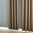 thumbnail image 6 of Home Soft Things Solid Blackout Curtains/Drapes Thermal Insulated Grommet Darkening Curtains, 2 Curtains and 2 Tiebacks Set - Amphora - 54 x 96 inches, 6 of 7