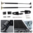thumbnail image 2 of Engine Hood Lift Front Hood Struts Engine Cover Rod Engine Hood Holder Hood Shock Struts Engine Cover Hydraulic Rod Telescopic Hood Lift Support Stainless Steel Fits For  JK, 2 of 8