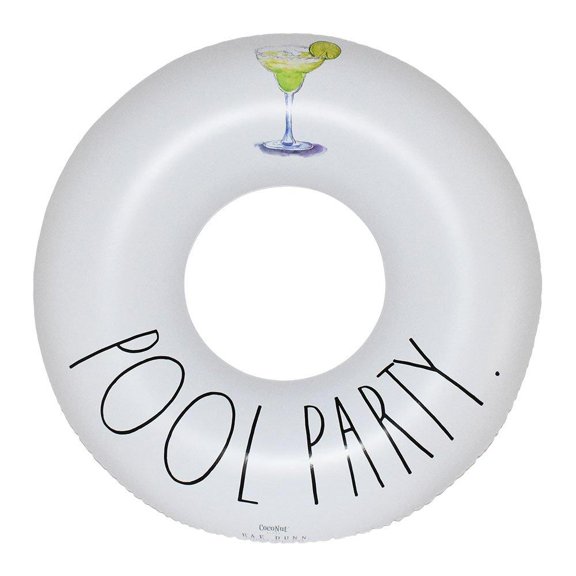 Rae-Dunn Adult 48" Swim Ring Pool Float - Pool Party 38008L