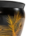 thumbnail image 5 of Oriental Furniture 12" Black Lacquer Fishbowl - Ching Ming, 5 of 6