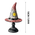 thumbnail image 3 of Qocolcyl Halloween Decor Witch Hat Lamp Gift,LED Halloween Night Light Table Decorations for Home Indoor,Handcrafted Retro Resin Witchy Decor for Shelf Mantel,Gothic Party Home Decoration (USB Power), 3 of 7