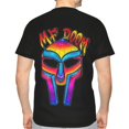 thumbnail image 5 of Mf Doom Unisex 3d Pattern Printed Short Sleeve T-Shirts Casual Graphics Tees Small, 5 of 7