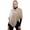 Oatmeal, variant on Aran Cable Knit Wool Poncho Irish Cape Made in Ireland, One Size