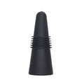 thumbnail image 1 of Cateissary Botellas de vino Tapones de silicona Tapas Botella de bebida de champán Tapón de acero inoxidable Forma de cono ergonómico Beber Mostrada Negro Cateissary HA068305-05, 1 of 5