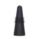 thumbnail image 1 of Toystoory Tapones para botellas de vino, tapas para bebidas, tapón de acero inoxidable a prueba de fugas, forma de cono ergonómico, utensilio de cocina Mostrada Negro Toystoory HA068305-05, 1 of 5