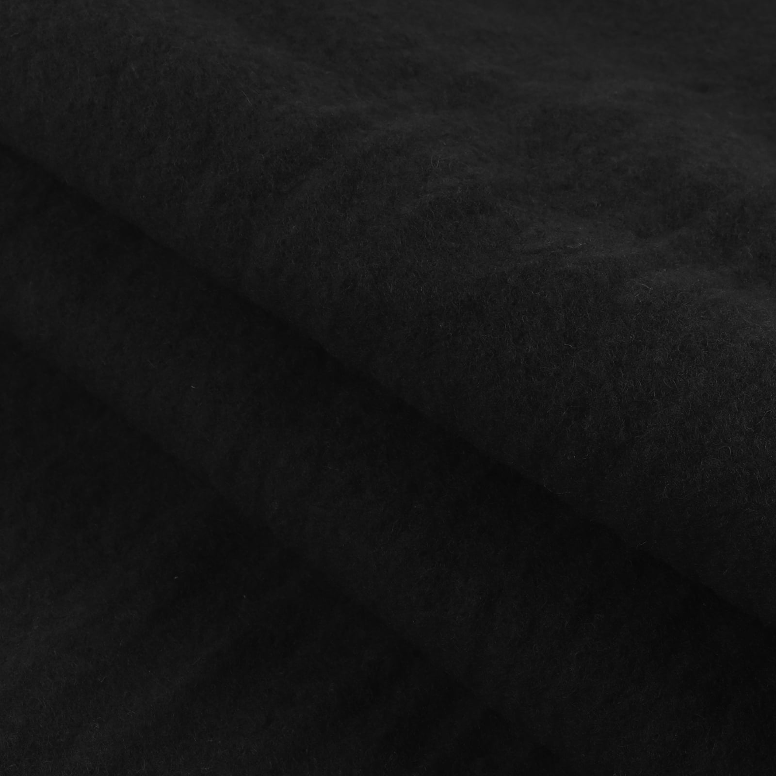 Wool Felt Pre Felted Wool Fabric for Padding,DIY Craftwork Sewing,Wet/Needle Felting (Black 1.5 Yard)
