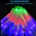 thumbnail image 2 of QHTT Pack of 20-1000 Foam Sticks Colorful  LED Foam Glow Sticks Flashing Glow Wands Light Up Rave Glowsticks for DJ Cheer Flashing Wedding Birthday Party Christmas Gift, 2 of 11