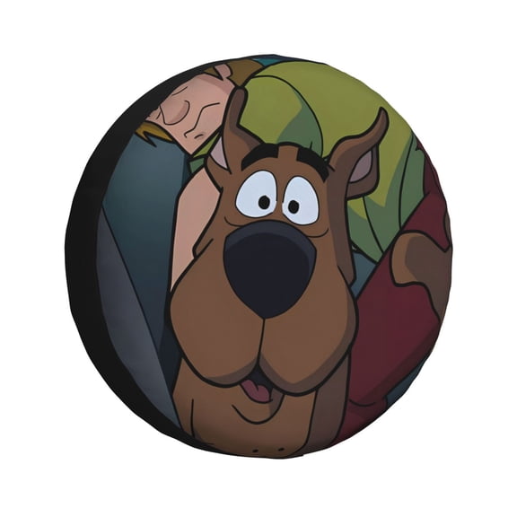 Saiise Scooby-Doo As Print Rv Spare Tire Cover Wheel Tire Cover for Travel Trailers Protectors Weatherproof Dust-Proof for Camper Trailer Truck SUV Rv Universal-14 inch