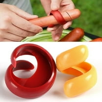 Visland 2PCS Spiral Hot Dog Slicers, Cyclone Barbecue Sausage Cutter Kitchen Tools Spiral Hot Dog Cutters Home DIY Sausage Slicer Gadget for BBQ Picnic Camping