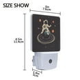 thumbnail image 4 of Yayeee LED Night Light for The Home Plug in With Light Sensors 2 Pack, Black Astronaut Space, 4 of 6