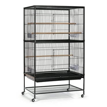 Prevue Pet Products Large Wrought Iron Flight Cage, Black Finish F040