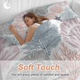 thumbnail image 3 of Ocean Classic Art Twin Size Comforter Set, Watercolor Starfish Coral Shell Bedding for All Seasons, 4 Pcs Bed Set, 1 Quiltcover (68"x86") ,1Sheet(67"x116"), 2Pillowcases (30"x20"), 3 of 12