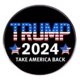 thumbnail image 1 of ¡Gran oferta! 2024 broche de presidente Pin de solapa Partido Republicano Partido Demócrata Presidente elección lema político Badget, 1 of 2