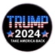 thumbnail image 1 of Great promotion! 2024 President Brooch Pin Lapel Pin Republican Party Democratic Party President Election Slogan Political Badget Popular!, 1 of 2