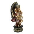 thumbnail image 3 of Large 28.5"H Hindu God Dancing Avatar Nritya Ganesha Chaturthi Yoga Pose Statue, 3 of 9