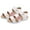 White, variant on White Roman Style Sandals For Girls With Three Flowers And Comfortable Fit, Designed For Summer Activities And Casual Occasions, Offering Support