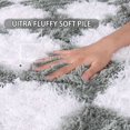thumbnail image 4 of SARAG Checkerboard Carpet Area Rugs For Living Room White And Light Gray 5x7ft Area Rug Modern Non-Slip Shag Carpets For Boys Girls Nursery Home Aesthetic Decor, 4 of 7