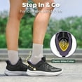 thumbnail image 6 of FitVille Wide Women's Walking Shoes Breathable Mesh Workout Sports Gym Sneakers, 6 of 6