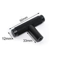 thumbnail image 2 of Kitchen Cabinet Door Drawer Cupboard Knurled T Bar Knob, 2 of 5