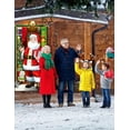 thumbnail image 6 of 2025 Christmas and Halloween Front Door Decoration, Reusable 35x79 '' Christmas Door Decorations, Quick Install, Festive Santa Fabric Door Cover, Door Cover Porch Sign Banner, 6 of 7