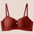 thumbnail image 2 of Sentmoon Comfort Bras for Women Everyday Bras Deep V Wireless Bra Seamless Breathable Soft Stretch Light Padding Lift Support Solid Color Plunge Bralette for Small Bust Everyday T Shirt Wear, 2 of 7